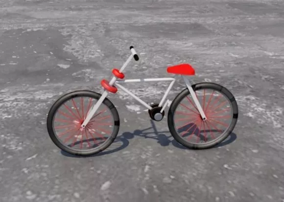 Scifi Bicycle 3d model