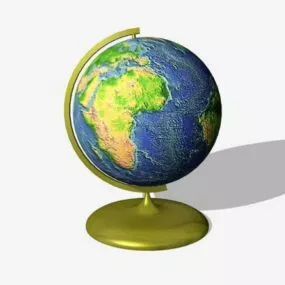 Modern Table Globe 3d model