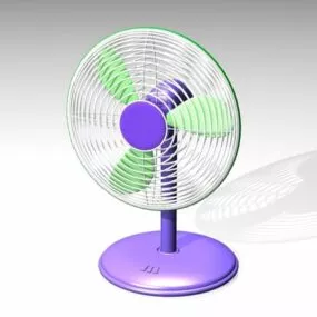 Small Electric Desk Fan 3d model
