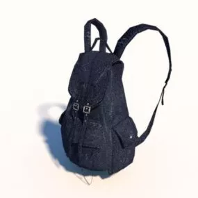 Lady Fashion Backpack 3d model