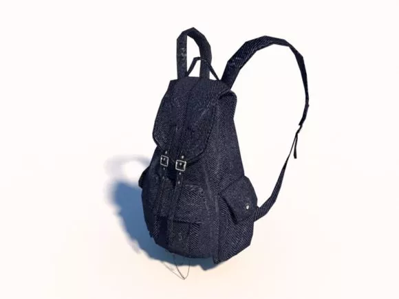 Adventure Backpack School Accessories 3d model