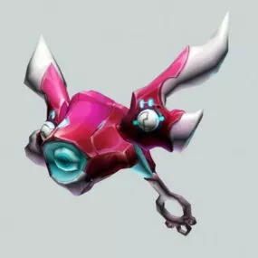 Mechanical Anime Monster 3d model