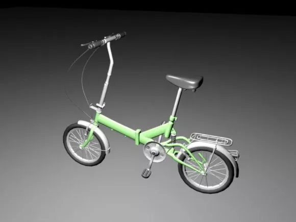 Mini Bicycle 3d model Mini Bicycle 3d model