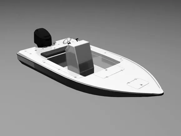 Vintage Junk Ship 3d model