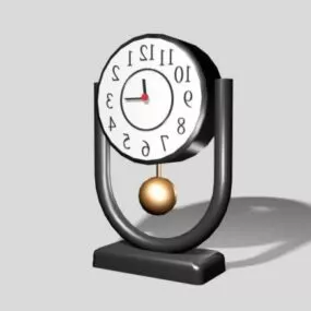Small Pendulum Clock 3d model