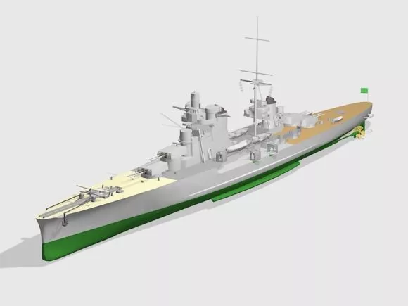 Zeppelin Battleship 3d model