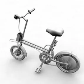 Small Wheel Kid Bicycle 3d model