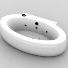Soaking Bathtub 3d model
