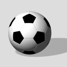 Soccer Low Poly Ball 3d model