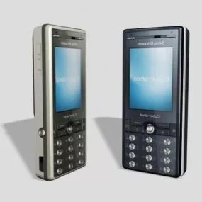 Sony Ericsson K818c Mobile Phone 3d model