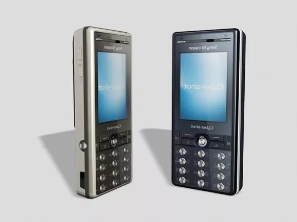 Sony Ericsson K818c Mobile Phone 3d model Sony Ericsson K818c Mobile Phone 3d model