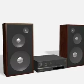 Speakers Amplifier 3d model