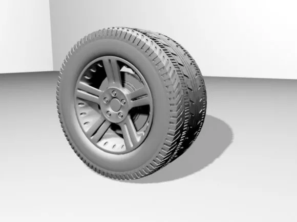 16inch Sports Car Tire 3d model 16inch Sports Car Tire 3d model