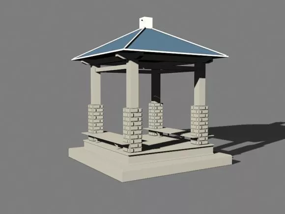 Greek Athena Statue 3d model