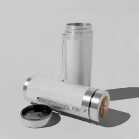 Stainless Steel Water Bottle 3d model