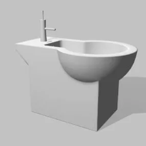 Standalone Bidet 3d model
