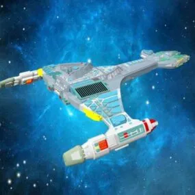 Star Trek Klingon Cruiser 3d model