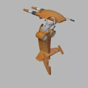 Star Wars Futuristic Vehicle 3d model