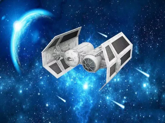 Klingon Futuristic Spacecraft 3d model