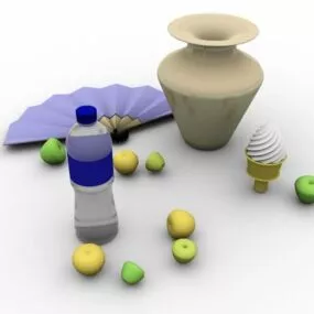 Kitchen Objects 3d model