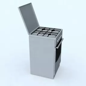 Stove With Oven 3d model
