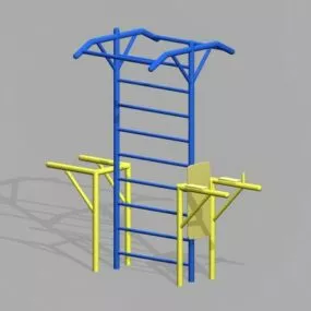 Street Workout Playground 3d model