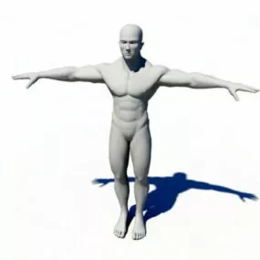 Strong Man Base Mesh 3d model