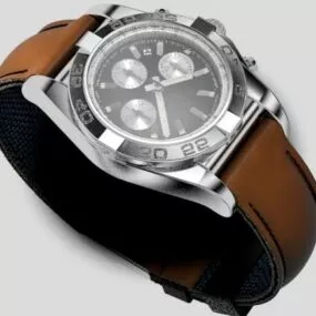 Men Watch Chronograph 3d model