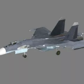 Aircraft Su33 3d model