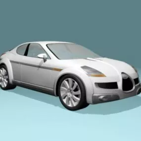 Sedan Subaru B11s Car 3d model