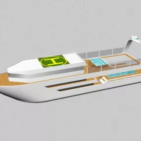 Super Yacht 3d model