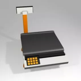 Supermarket Electric Scale 3d model