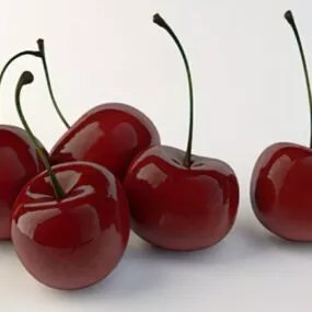 Realistic Cherries 3d model