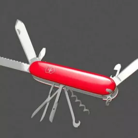 Swiss Army Knife 3d model