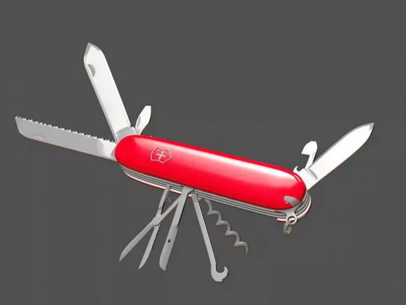 Folding Knives Kit 3d model