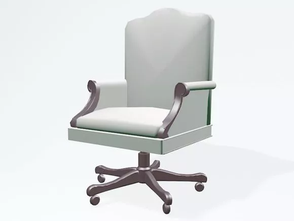 Reading Rocking Chair 3d model