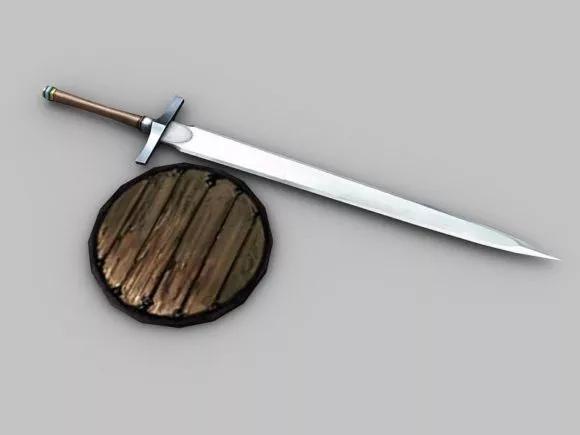 Shield Assorted Object 3d model