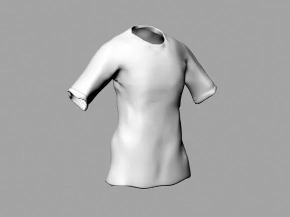 T Shirt 3d model T Shirt 3d model