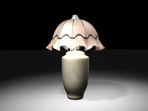 Chandelier Luster With Candlestick Lighting 3d model