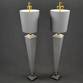 Tall Table Lamp Decorative 3d model