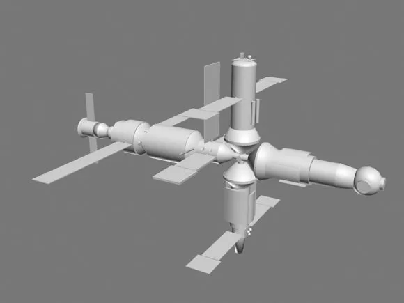 Space Capsule Module 3d model