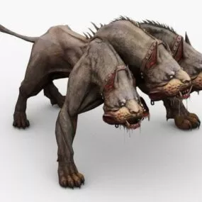 Dog Cerberus 3d model