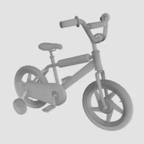 Toddler Bicycle 3d model