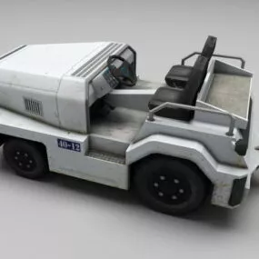 Modern Tow Tractor 3d model