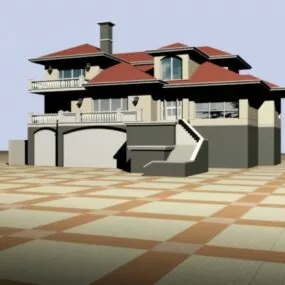 Big Country Villa 3d model