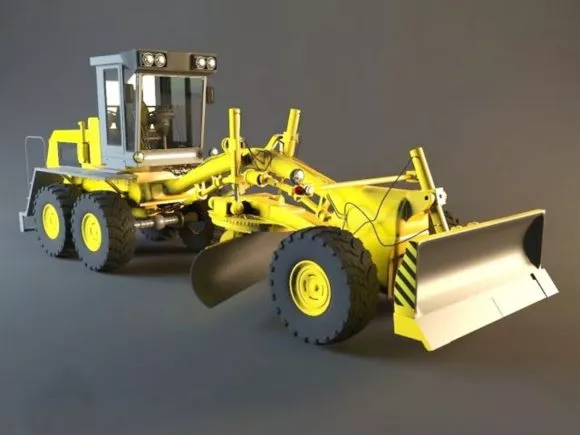 Tractor Grader Truck 3d model Tractor Grader Truck 3d model