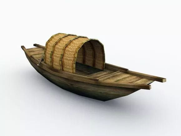 Cargo Ship Scifi Concept 3d model