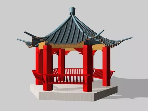 Old Horse Drawn Plow 3d model