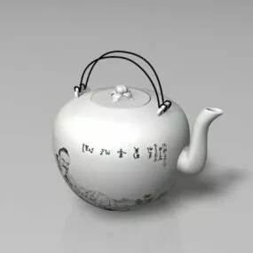 Traditional Chinese Teapot 3d model