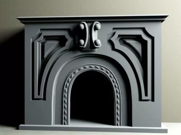 Old School Building 3d model